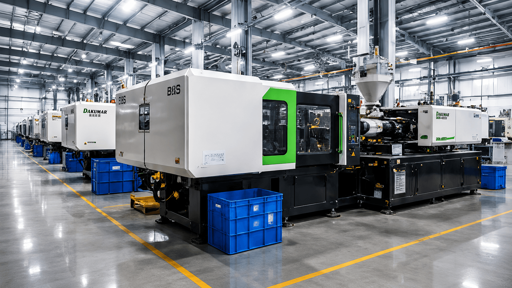 Pixelplast plastic injection-moulding production floor