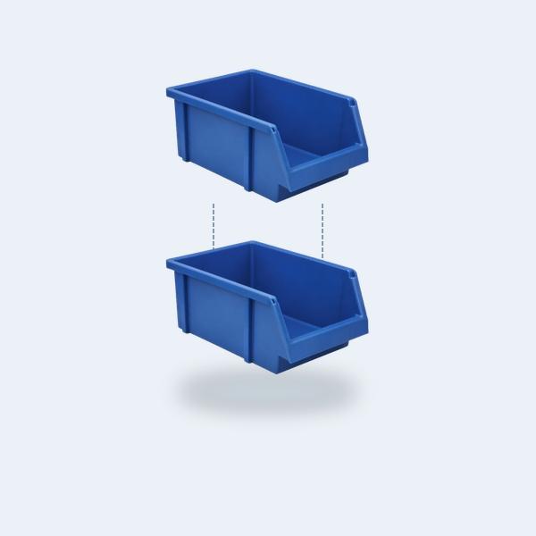 Front-Open Part Bin PT0019 — Pixelplast product photo