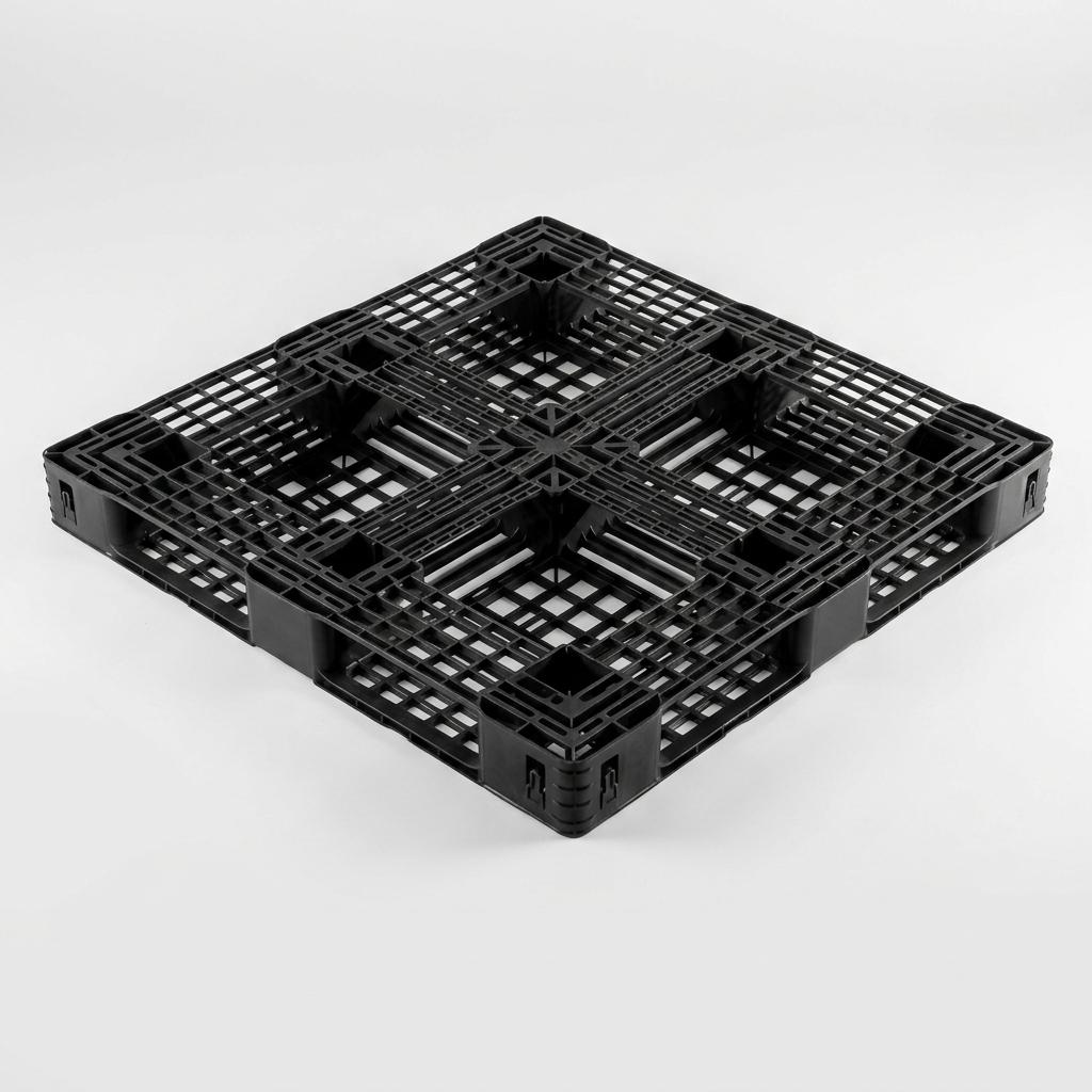 Square Low Profile Nestable Pallet — Pixelplast product photo