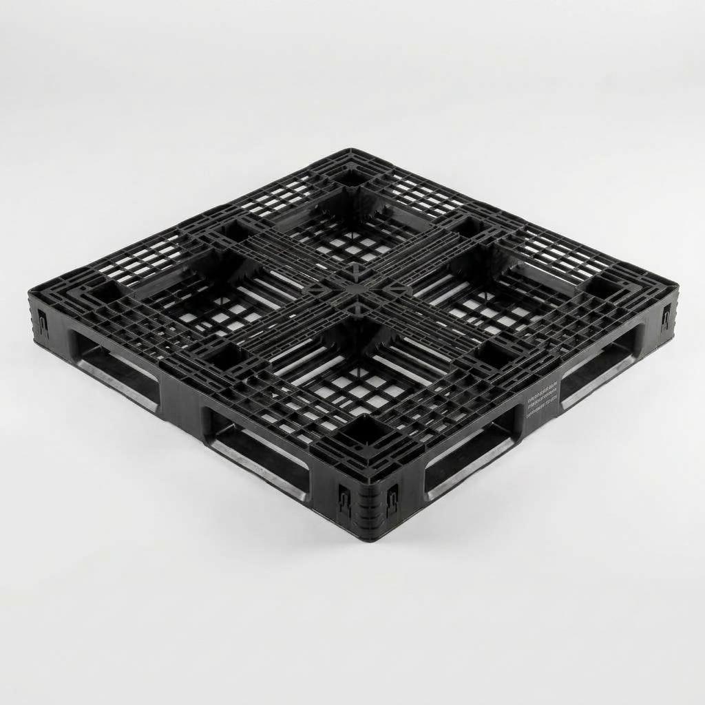 Square Low Profile Nestable Pallet — Pixelplast product photo