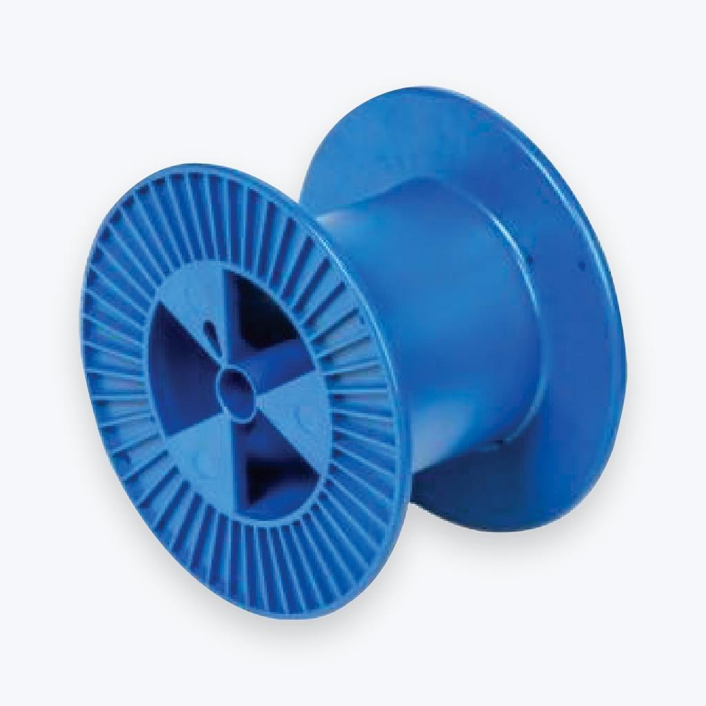 Radial-Rib Industrial Blue Spool 83×133 mm — Pixelplast product photo