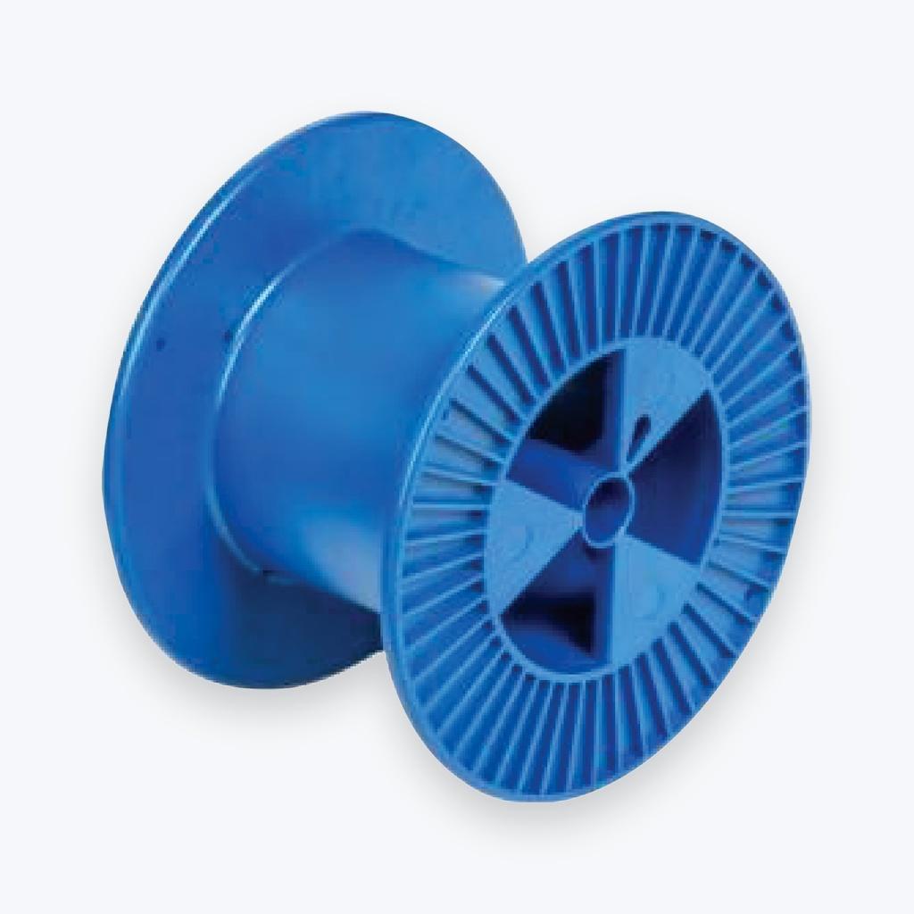 Radial-Rib Industrial Blue Spool 83×133 mm — Pixelplast product photo