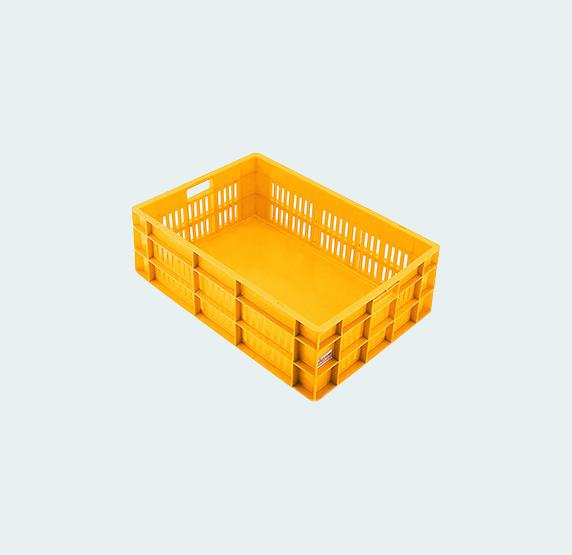 Pixelplast heavy-duty plastic crate