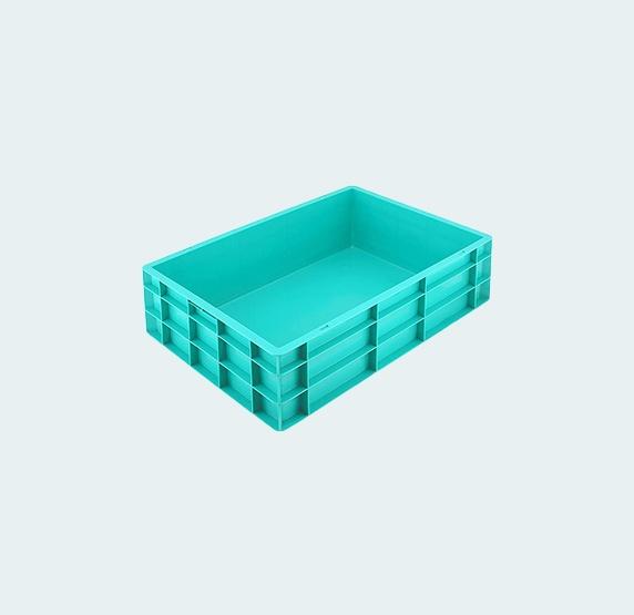 650×450 Solid-Base Crate — Pixelplast product photo